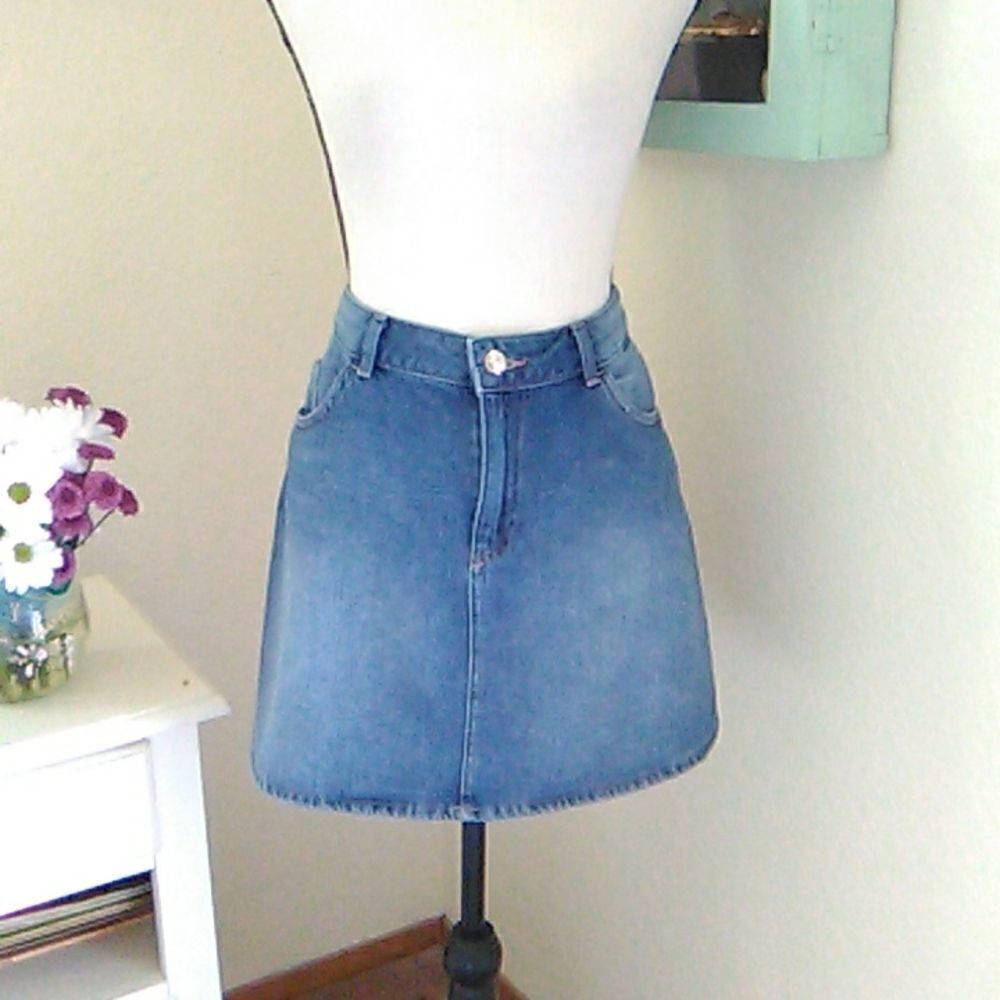 Divided by H & M Denim Mini Skirt Akubi